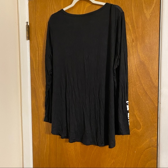 Rue plus size graphic sorry I’m not sorry long sleeve shirt size 3X - Picture 5 of 7